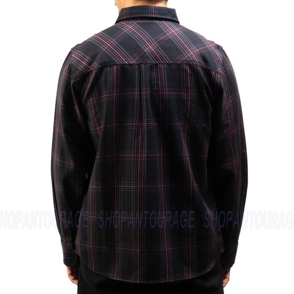 Sullen Art Collective Throttle SCM5871 Long Sleeve Button Up Flannel Men`s Shirt - Picture 2 of 4